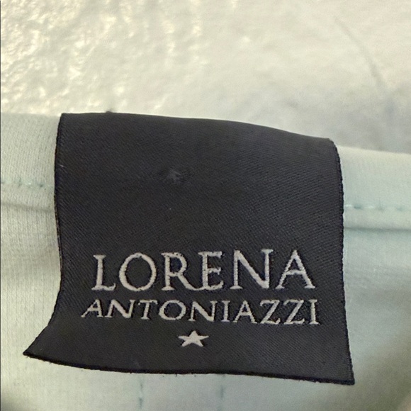 Lorena Antoniazzi Mint Green Hoodie with Zip Closure - Picture 2 of 6